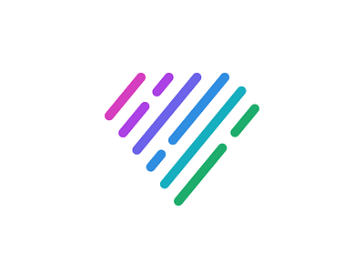 Facet.js data diamond facet facetjs icon lines logo rainbow