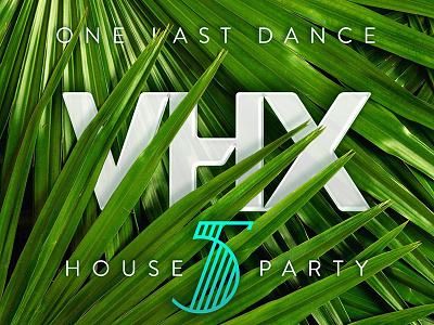 One Last Dance 5 art deco deco five flyer house palm party vhx