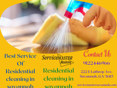 Best Service Of Residential Cleaning In Savannah