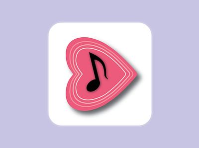 Day 9/50. Streaming Music Startup Logo dailylogochallenge design heart illustration logo music play shapes stream vector