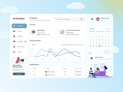 Online Courses Dashboard