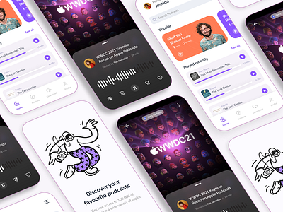 Podcast App Design