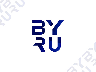 byrru affinity designer bandung batujajar blue byrrudesign logoblue logodesign