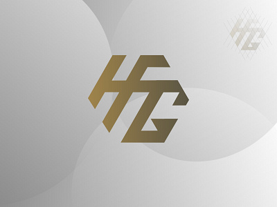 gold HFG affinity designer bandung batujajar byrrudesign logodesign monogram monogram logo