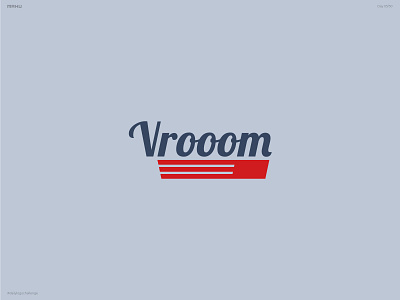 Driverless Car Logo - Vrooom branding dailylogochallenge design logo
