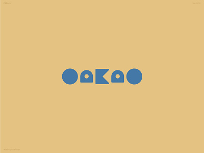 Fashion Brand Wordmark - OAKAO branding dailylogochallenge design logo wordmark