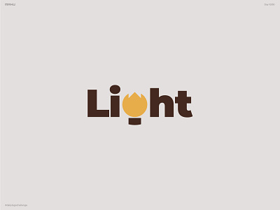 Flame Logo - Light branding dailylogochallenge design logo