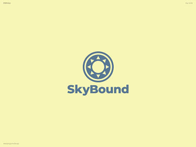 Airline Logo - SkyBound branding dailylogochallenge design logo