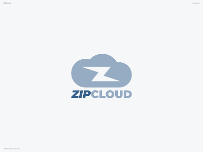 Cloud Computing Logo - Zip Cloud branding dailylogochallenge design logo