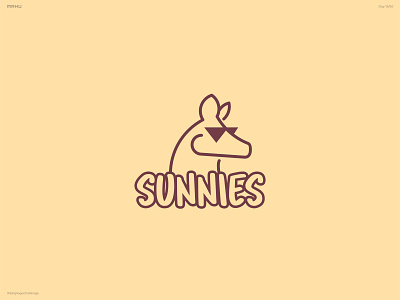 Kangaroo Logo - Sunnies branding dailylogochallenge design logo