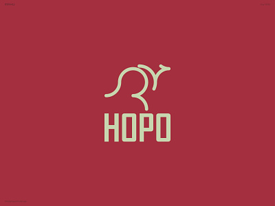 Kangaroo Logo - Hopo branding dailylogochallenge design logo