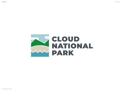 National Park Logo - Cloud National Park branding dailylogochallenge design logo