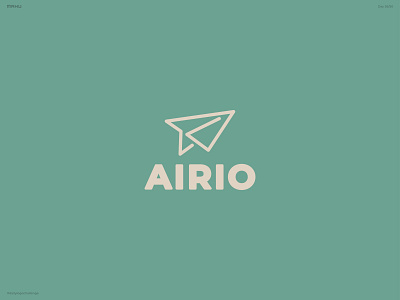 Paper Airplane Logo - Airio