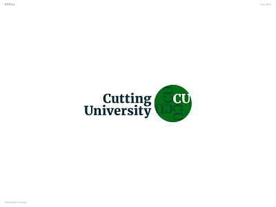 College/University Logo - Cutting University branding dailylogochallenge design logo