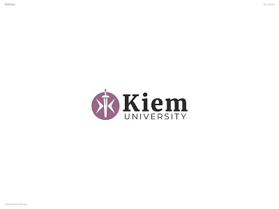 College/University Logo - Kiem University branding dailylogochallenge design logo