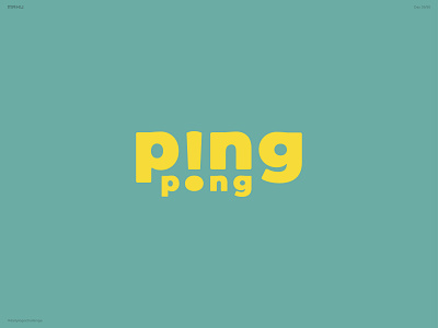 Messaging App Logo - Ping Pong branding dailylogochallenge design logo