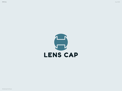 Camera App Logo - Lens Cap branding dailylogochallenge design logo