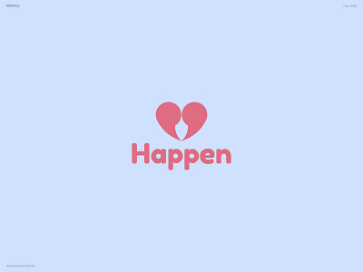 Dating App Logo - Happen branding dailylogochallenge design logo