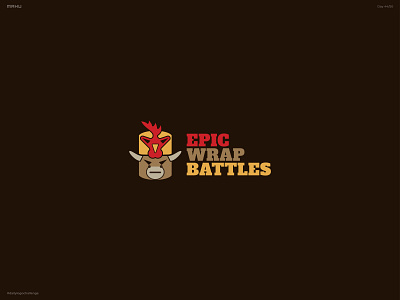 Food Truck Logo - Epic Wrap Battles branding dailylogochallenge design logo