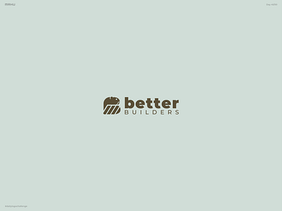 Construction Company Logo - Better Builders branding dailylogochallenge design logo