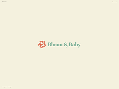 Baby Apparel Brand Logo - Bloom & Baby branding dailylogochallenge design logo