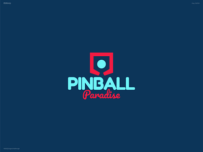 Video Game Arcade Logo - Pinball Paradise branding dailylogochallenge design logo