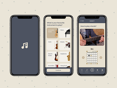 Chordy Application app application chord design figma guitar music ui