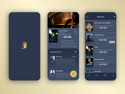 MovieBox Application app application design figma film movie ui