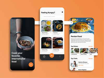 Recipe Application app application cook cooking cooking app design figma recipe ui