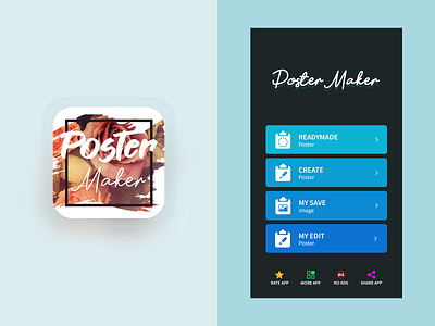 Poster Maker by Parul Rana on Dribbble