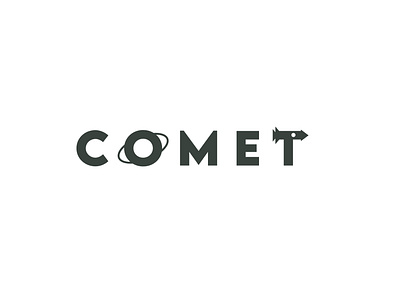 Comet Logo dailylogochallenge design designer galaxy icon illustration logo logotipe minimalista moon rocket simple logo space vector