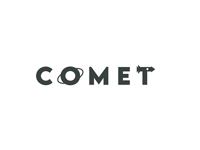 Comet Logo dailylogochallenge design designer galaxy icon illustration logo logotipe minimalista moon rocket simple logo space vector