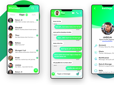 WhatsApp UI Redesign app design ui ux