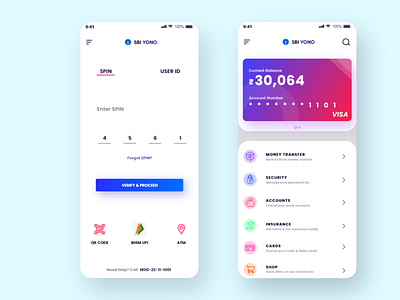 SBI YONO App Redesign app design typography ui ux