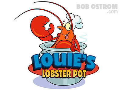 Cartoon Logo Lobster Ostrom cartoon lobster logo ostrom
