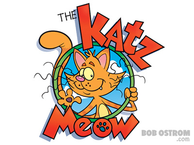 Cartoon Logo Cat