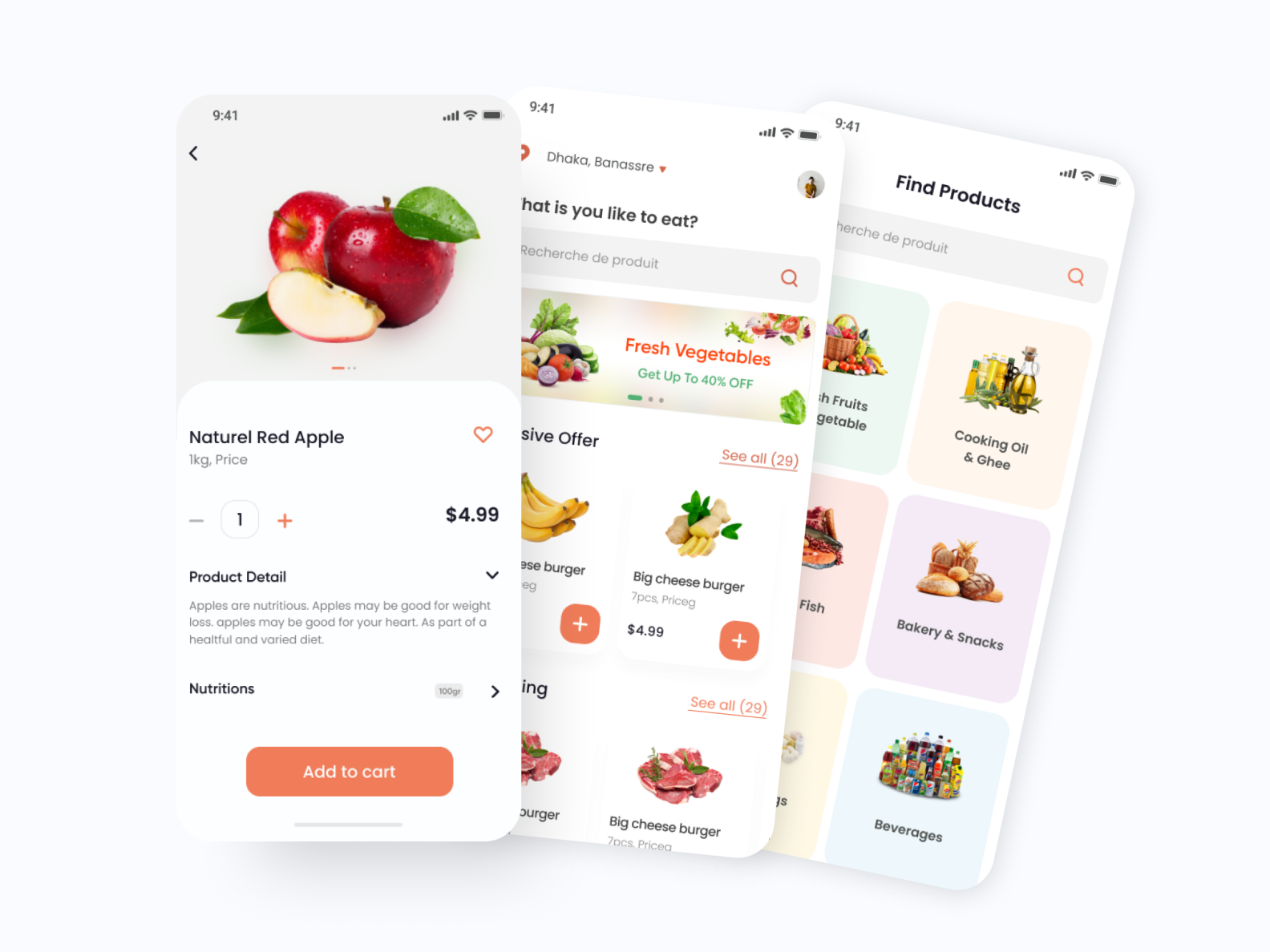 Food delivery App by Quyen Mei on Dribbble