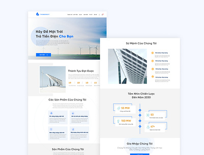 Energy - Website app design illustration ui ux website