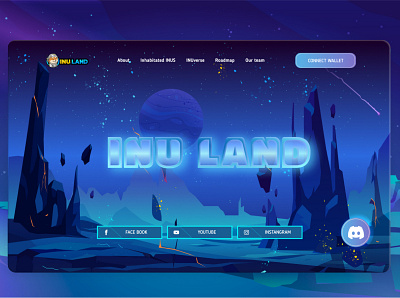 NFT Game - Landingpage design graphic design illustration nft ui ux