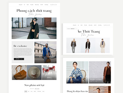 Fashion - Website design fashion graphic design ui ux website