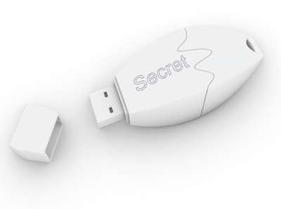 pendrive 3d model