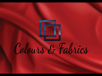 Colours and fabrics branding design flat illustration illustrator logo minimal vector