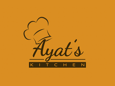Ayat's Kitchen branding design graphic design illustration illustrator logo minimal typography vector