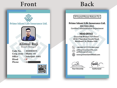 ID Card branding design grapgic designer graphic design id card illustration illustrator logo minimal print sakib sakibul haque typography vector