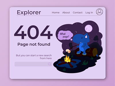 404 page 08 008 404 error challenge dailyui site web