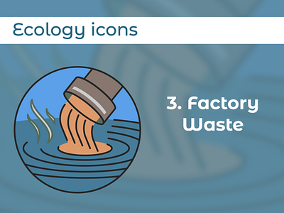 Factory Waste Icon