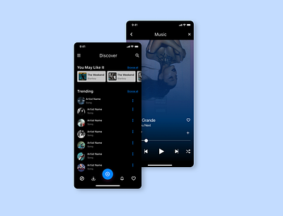 Music Player | App app design ui ux vector web