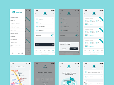 Mobile Operator | App | IOS app application branding design figma illustration ios logo menu mobile mobile operator mood board native app ui ux vector web