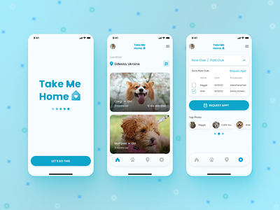 App | IOS android app buttons cat cute dark dog glass effect ideas ios light theme logo menu minimalizm pet pets trends trendy ui kit web application