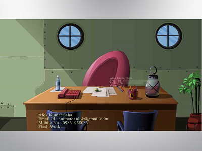 Digital BG Illustration design follow illustraion like